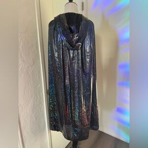 Unisex Adults Full Length Hooded cloak Cape for Halloween Christmas Cloak